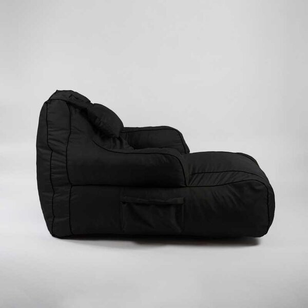 Fotoliu Player Pufrelax, Material Impermeabil - Negru