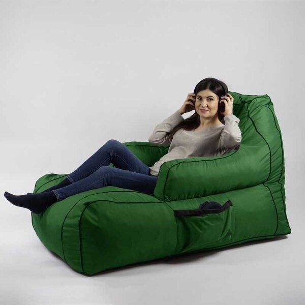 Fotoliu Player Pufrelax, Material Impermeabil - Verde