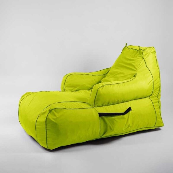 Fotoliu Player Pufrelax, Material Impermeabil - Verde neon