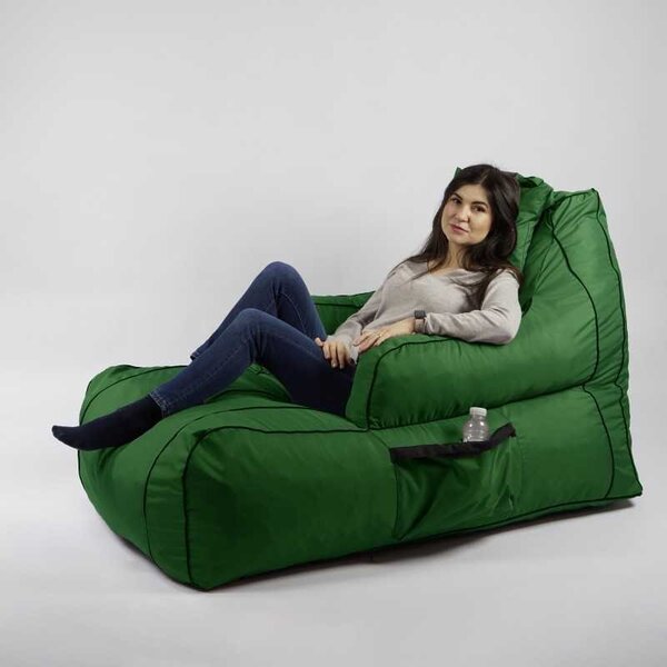 Fotoliu Player Pufrelax, Material Impermeabil - Verde