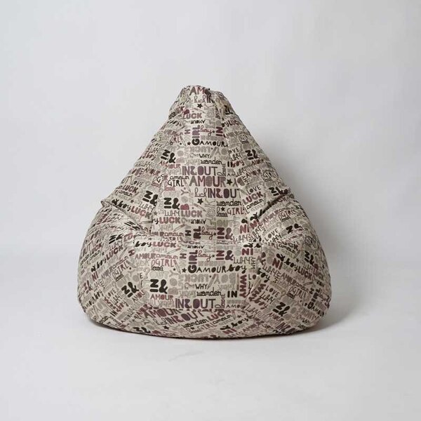 Fotoliu Nirvana Hobbit Pufrelax, Material textil - Boysenberry