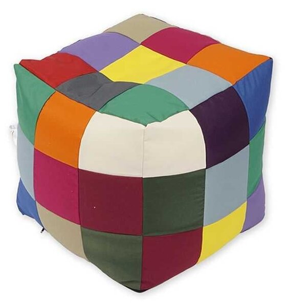Taburet Cub, Material Impermeabil - Mozaic