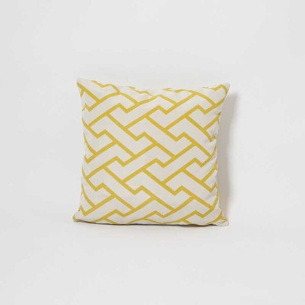 Perna decorativa 40x40 cm, Material textil - Zappity Yellow