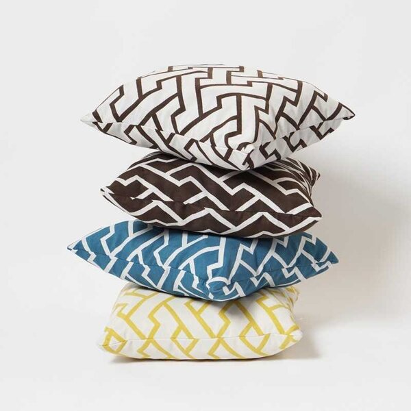 Perna decorativa 40x40 cm, Material textil - Zappity Yellow