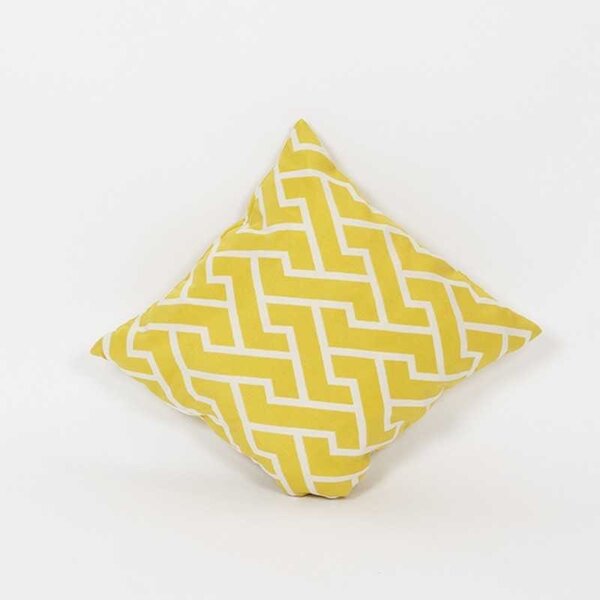 Perna decorativa 40x40 cm, Material textil - Zippity Yellow