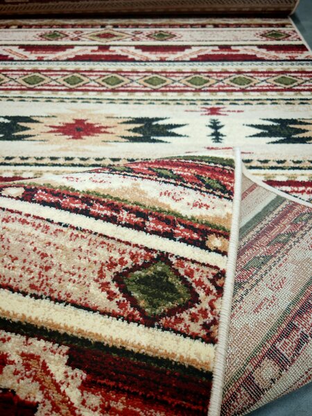Covor Traditional Sufragerie, Model 15080 120, Bej Maro 50x80