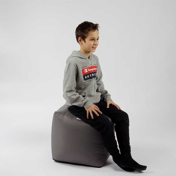 Taburet Cub, Material Impermeabil - Grey