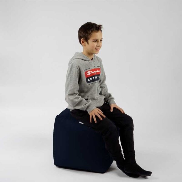 Taburet Cub, Material Impermeabil - Bleumarin