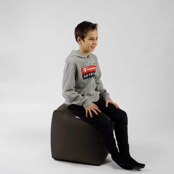Taburet Cub, Material Impermeabil - Cappuccino