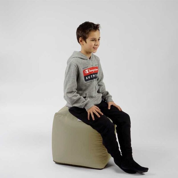 Taburet Cub, Material Impermeabil - Bej