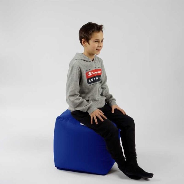 Taburet Cub, Material Impermeabil - Blue Royal