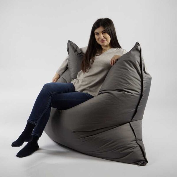 Fotoliu tip Perna Magic Pillow, Material Impermeabil - Grey