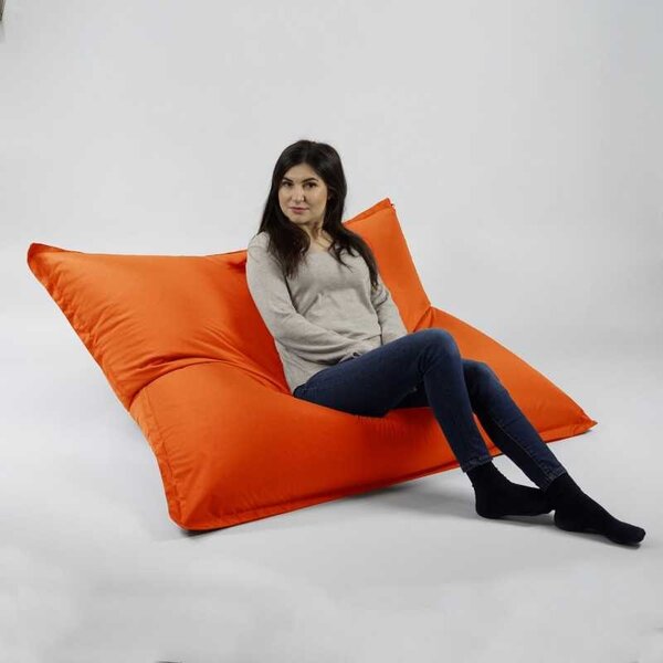 Fotoliu tip Perna Magic Pillow, Material Impermeabil - Neon Orange