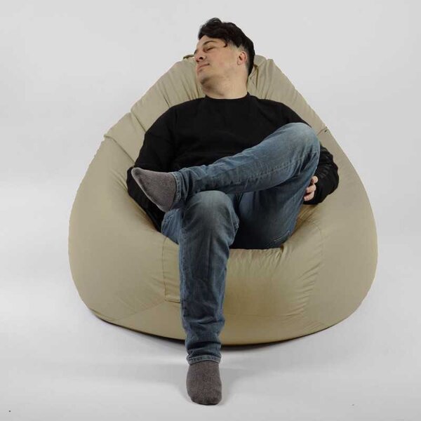 Fotoliu Nirvana Gigant, Material Impermeabil - Bej