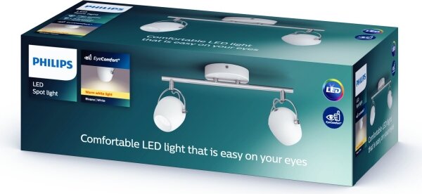 Spot PLANET 2xLED/4,2W/230V Philips Lirio 57032/31/P0