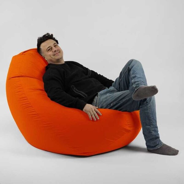 Fotoliu Nirvana Gigant, Material Impermeabil - Neon Orange