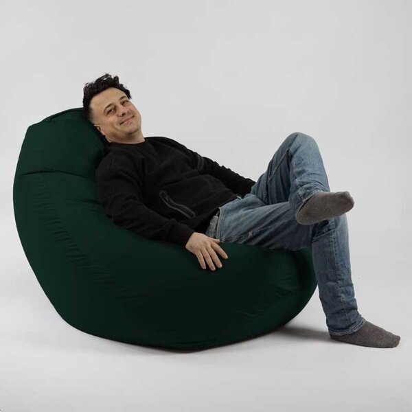 Fotoliu Nirvana Gigant, Material Impermeabil - Verde Tuborg