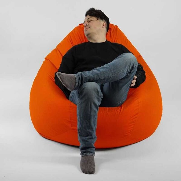 Fotoliu Nirvana Gigant, Material Impermeabil - Neon Orange
