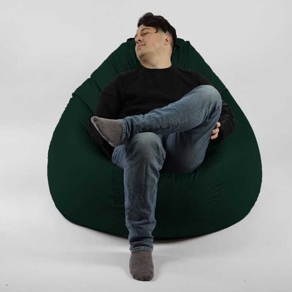 Fotoliu Nirvana Gigant, Material Impermeabil - Verde Tuborg