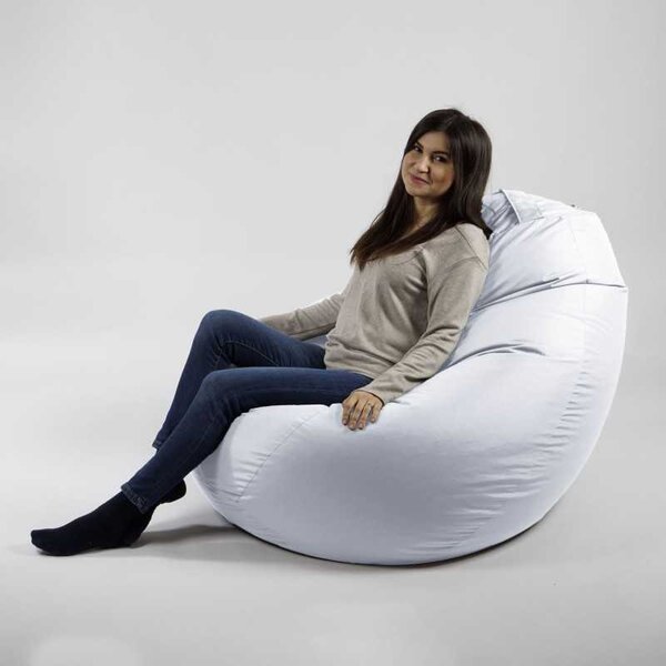 Fotoliu Nirvana Gigant, Material Impermeabil - Alb