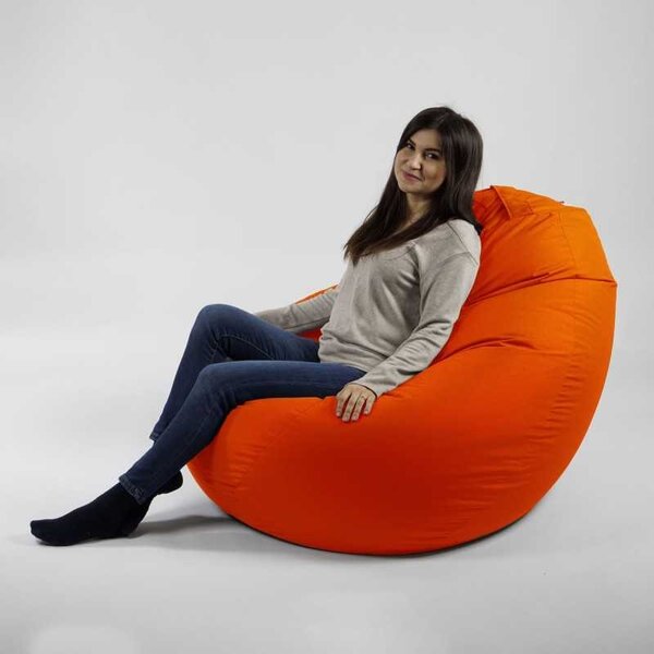 Fotoliu Nirvana Gigant, Material Impermeabil - Neon Orange