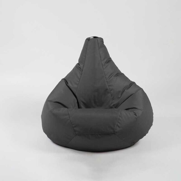 Fotoliu puf copii, Nirvana Light Pufrelax, Material Impermeabil - Gri inchis