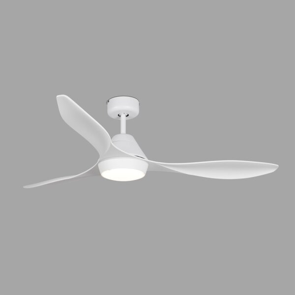 Ventilator LED de tavan FARO 33346 POLARIS LED/18W/230V alb d. 132 cm + telecomandă