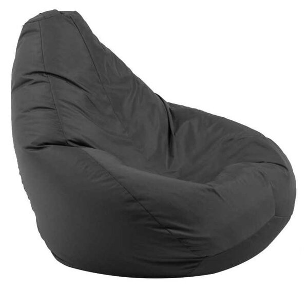 Fotoliu Nirvana Hobbit Pufrelax, Material Impermeabil - Gri inchis