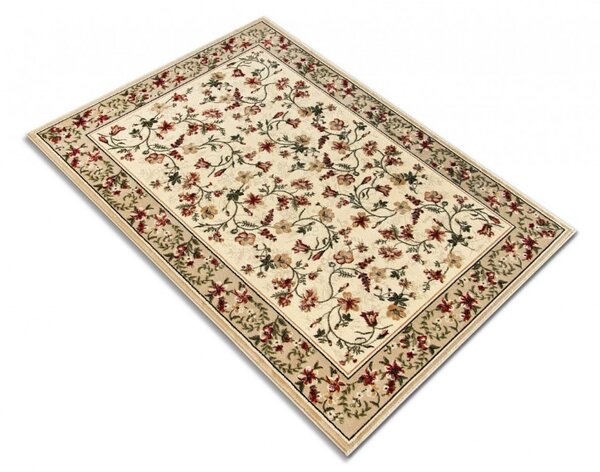 Covor Clasic Sufragerie, Model Lotos 15075 100, Crem Dreptunghi, 120x200