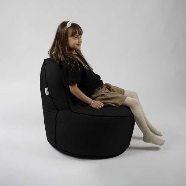 Fotoliu OK Junior, Material Impermeabil - Negru