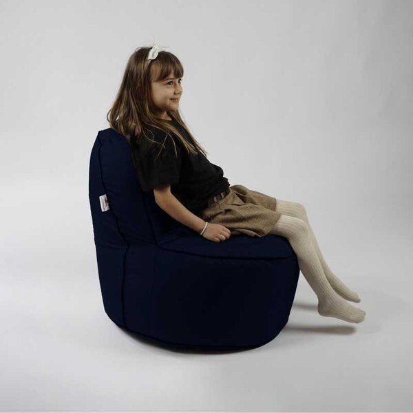 Fotoliu OK Junior, Material Impermeabil - Bleumarin