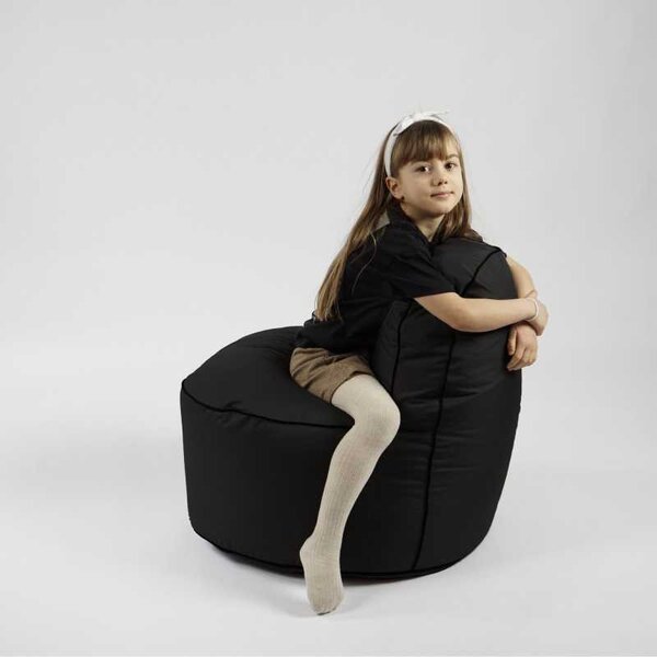 Fotoliu OK Junior, Material Impermeabil - Negru