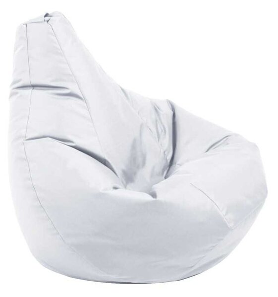 Fotoliu puf copii, Nirvana Light Pufrelax, Material Impermeabil - Alb