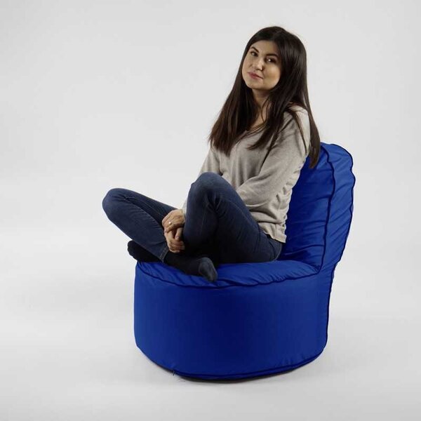 Fotoliu OK, Material Impermeabil - Blue Royal