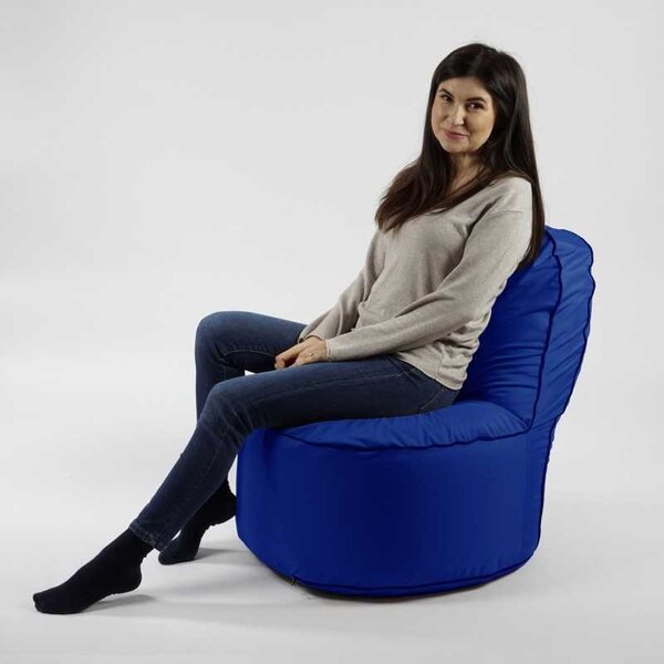 Fotoliu OK, Material Impermeabil - Blue Royal
