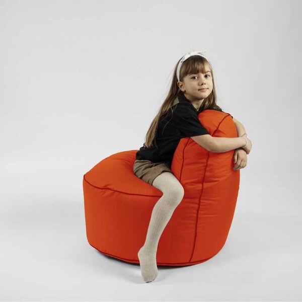 Fotoliu OK Junior, Material Impermeabil - Neon Orange