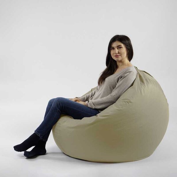 Fotoliu Relaxo XL, Material Impermeabil - Bej