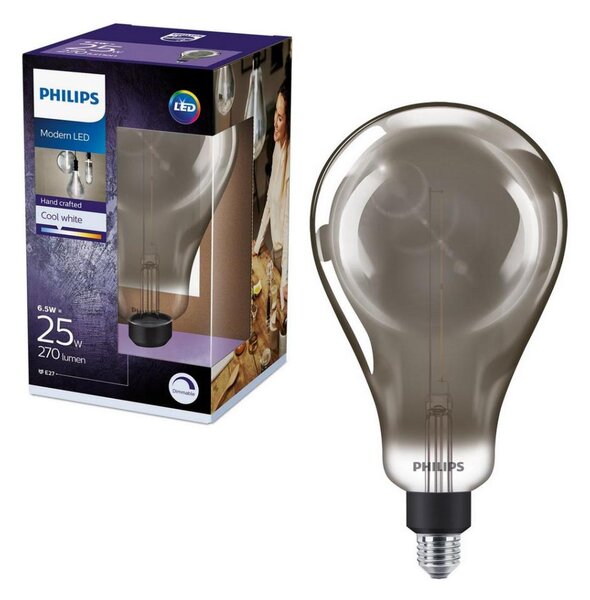 Bec dimmabil LED SMOKY VINTAGE Philips A160 E27/6,5W/230V 4000K