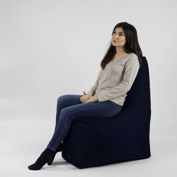 Fotoliu tip Scaun Sunlounger EVO, Material Impermeabil - Bleumarin