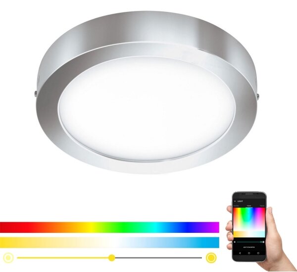 Eglo 98559 - Lampă de tavan LED RGB dimmabilă FUEVA-C LED/21W/230V