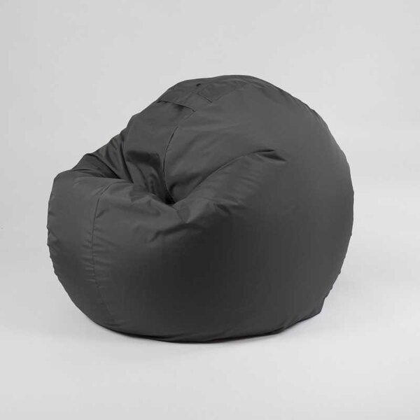 Fotoliu Relaxo XL, Material Impermeabil - Gri inchis