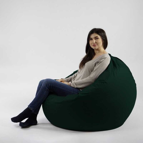 Fotoliu Relaxo XL, Material Impermeabil - Verde Tuborg