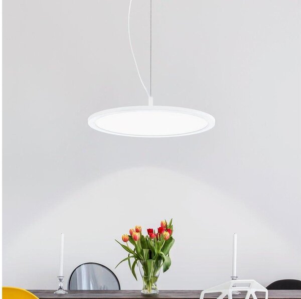 Lustră LED RGBW dimabilă pe cablu Eglo 33675 CERIGNOLA-C LED/21W/230V + telecomandă