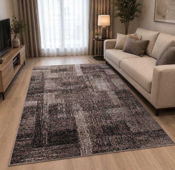 Covor Mira 24007 120, Model Dormitor Sufragerie, Maro 240x340