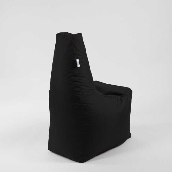 Fotoliu tip Scaun Sunlounger, Material Impermeabil - Negru