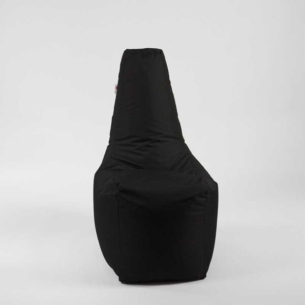 Fotoliu tip Scaun Sunlounger, Material Impermeabil - Negru