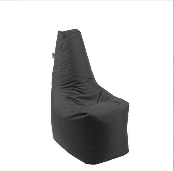 Fotoliu tip Scaun Sunlounger, Material Impermeabil - Gri inchis