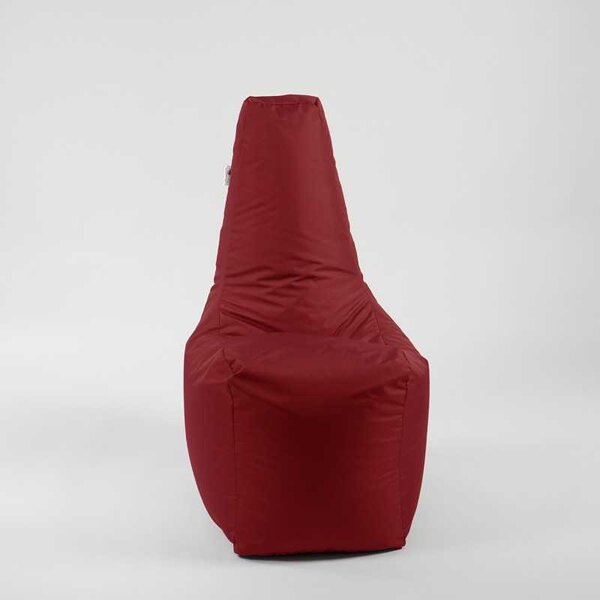 Fotoliu tip Scaun Sunlounger, Material Impermeabil - Rosu