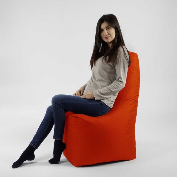 Fotoliu tip Scaun Sunlounger, Material Impermeabil - Neon Orange