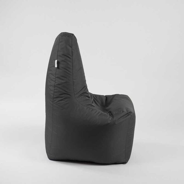Fotoliu tip Scaun Sunlounger, Material Impermeabil - Gri inchis